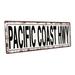17 Stories Outdoor Pacific Coast Hwy. Sign, Wall Art For Tropical Decor, Surf Decor, Beach Cottage, Vacation Rental | Wayfair