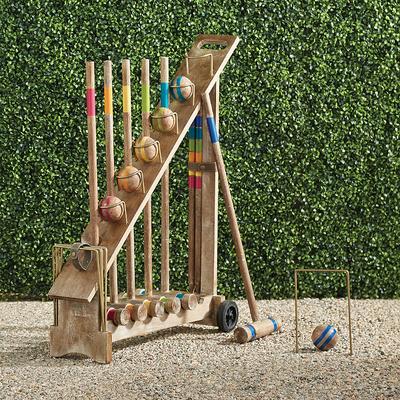 Atticus Croquet Set with Stand -...