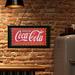 Licensed Coca Cola Framed Flashing LED Marquee Wall Sign (19"x10") - Red - 19" x 10"