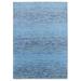 Shahbanu Rugs Blue, Thick and Plush Pure Wool Hand Knotted, Modern Chiaroscuro Collection, Oriental Rug (9'1" x 12'0")