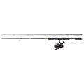 Abu Garcia Cardinal® X Spinning Combo, Fishing Rod and Reel Combo, Spinning Combos, Spin and Lure Fishing Setup for Predator Fishing,Pike/Perch/Zander, Unisex, Black/Red, 1.83m | 5-25g