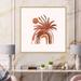 East Urban Home Abstract Rainbow w/ Tropical Leaf, Full Moon I - Tropical Canvas Wall Art Print Canvas in Brown | 16 H x 16 W x 1 D in | Wayfair