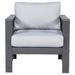 Signature Design by Ashley Amora Outdoor Lounge Chair Set Of 2 Plastic in Gray | 33.5 H x 30.5 W x 29.13 D in | Wayfair P417-820