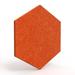 Luxor Reclaim Stick-On Decorative Acoustic Wall Panels in Orange | 0.5 H x 9.5 W x 11 D in | Wayfair RCLMHEX006