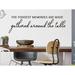 Story Of Home Decals The Fondest Memories Are Made Gathered Around the Table Wall Decal Vinyl in Black | 6 H x 20 W in | Wayfair KITCHEN 220a