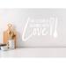 Story Of Home Decals This Kitchen Is Seasoned w/ Love Wall Decal Vinyl in White | 13 H x 19.5 W in | Wayfair KITCHEN 230f