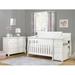 Sorelle Princeton 4-in-1 Convertible Crib & Storage Wood in White | 46 H x 35 W x 71 D in | Wayfair 1205R-W