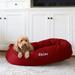 Majestic Pet Products Majestic Pet Personalized Bagel Donut Bolster Dog Bed Metal | 11 H x 52 W x 35 D in | Wayfair 720570929005-Baskerville-Purple