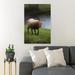 Rosalind Wheeler White Sheep On Green Grass Field Near Body Of Water During Daytime 1 - 1 Piece Rectangle Graphic Art Print On Wrapped Canvas Canvas | Wayfair