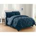 Rosdorf Park Dalonta Microfiber 6 Piece Comforter Set Microfiber in Blue/Navy | Twin Extra Long | Wayfair 6F151360206C45A1BA629C4DDF744C7A