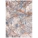 Brown/Gray 120 x 96 x 0.79 in Indoor Area Rug - Orren Ellis Cyrus Shag 140 Area Rug In Grey/Rust Polypropylene | 120 H x 96 W x 0.79 D in | Wayfair