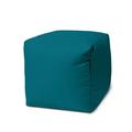 Latitude Run® Box Cushion Ottoman Slipcover, Polyester in Blue | 17 H x 17 W x 1 D in | Wayfair B4646E38061A4B2A90AB0B8F3FFDECC5