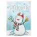 The Holiday Aisle® Bryttani 2-sided Polyester 3.7 x 1.5 ft. Garden Flag in Blue/White | 18 H x 13 W in | Wayfair C6536C007DB54AD1A4520DA6C5F9573A