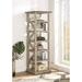 One Allium Way® Estate Side Pier Wood in Brown/Gray | 66 H x 23 W x 20 D in | Wayfair 66B754B8BA9B40189C4CD473456BE8CD