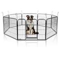 Enclos pour chien 80x60 cm - Modulaire - 8 panneaux - Parc pour chiots - Chenil pour chiens - Puppy