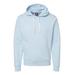 J America JA8871 Adult Triblend Pullover Fleece Hooded Sweatshirt in Ice size 3XL 8871