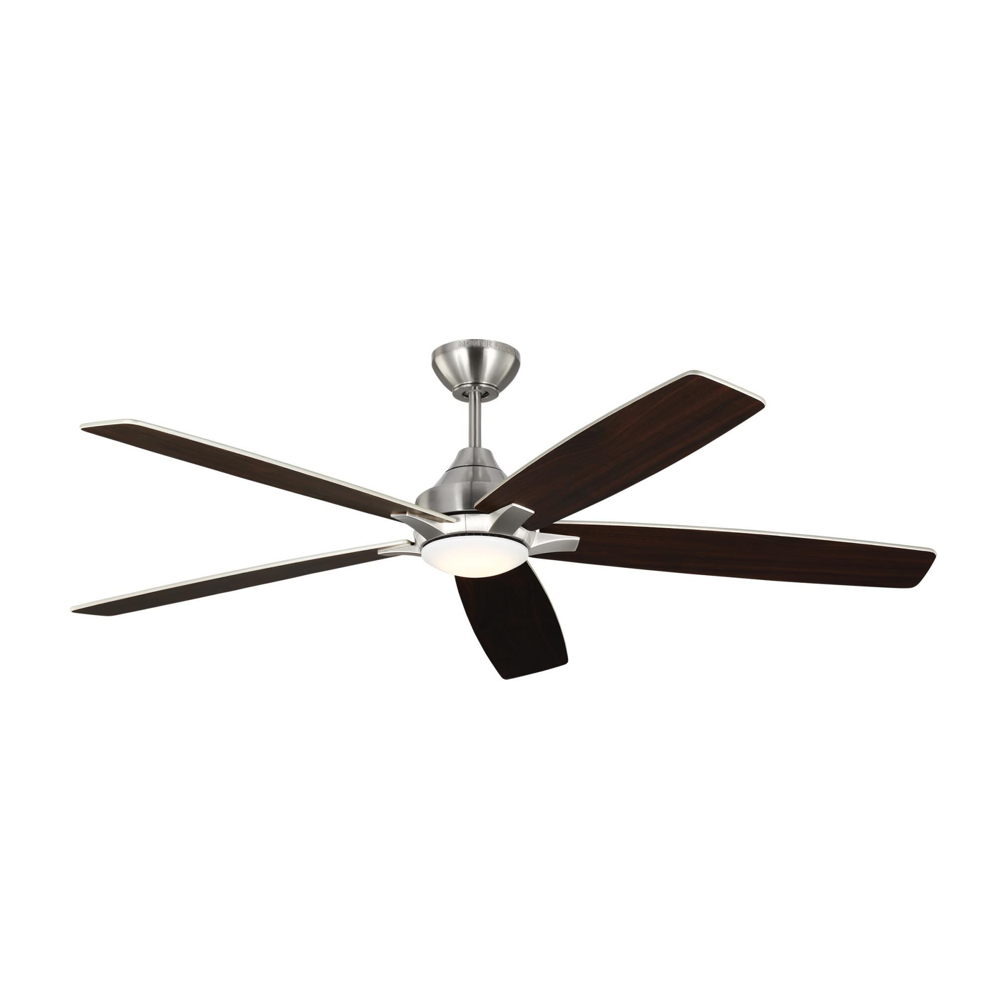 Generation Lighting Lowden Smart 60 Inch Ceiling Fan with Light Kit - 5LWDSM60BSD
