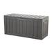 Ram Quality Products Plastic 90 Gal Indoor Outdoor Locking Holiday Cushion Box - 46.50 x 20.90 x 22.45 inches