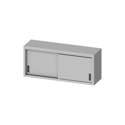 Stalgast Edelstahl Hängeschrank ECO mit Schiebetüren 1000x400x600 mm, Selbstmontage (AISI201) Image