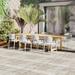 Amazonia Outdoor Patio 9pc Pentel Patio Extendable Dining Set