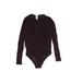 H&M Bodysuit: Burgundy Tops - Women's Size X-Small