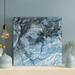 Loon Peak® A Corner Of A Snow Mountain From View Of Map - 1 Piece Square Graphic Art Print On Wrapped Canvas in Blue/Gray | Wayfair