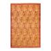 Overton Hand Knotted Wool Vintage Inspired Traditional Mogul Pink Area Rug - 4' 3" x 6' 1"