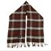 Coach Accessories | Coach Plaid Scarf | Color: Brown/Red | Size: Os