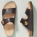 Anthropologie Shoes | Anthropologie Topanga Slide Sandals - Dark Brown | Color: Brown | Size: 11