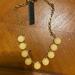 J. Crew Jewelry | J. Crew Beige Bubble Gold Chain Necklace | Color: Cream/Gold | Size: 19” With 2” Extender