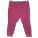 Jessica Simpson Pants & Jumpsuits | Jessica Simpson Kiss Me Ankle Fuschia Jeggings Pants Plus Size 20w | Color: Pink | Size: 20w