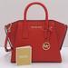 Michael Kors Bags | Michael Kors Avril Small Leather Top-Zip Satchel Flame Color | Color: Gold/Red | Size: Small