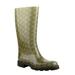 Gucci Shoes | Gucci Women's Guccissima Pattern Light Brown Rubber Rain Boots (35 G / 5.5 Us) | Color: Brown | Size: 5.5