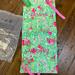 Lilly Pulitzer Accessories | Lilly Pulitzer Travel Laundry Bag, Nwt | Color: Green/Pink | Size: Os
