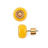 Kate Spade Jewelry | $58 Kate Spade ‘Be Bold’ Round Yellow Stud Earrings | Color: Gold/Yellow | Size: Os