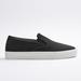 Zara Shoes | New Zara Men's Shoes Black Stretch Low Top Trend Sneakers | Color: Black | Size: 7
