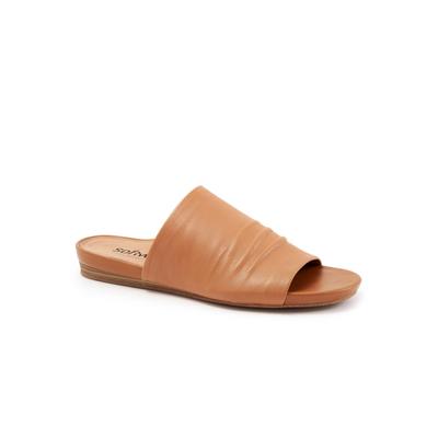 Women's Camano Slide Sandal by SoftWalk in Tan (Size 6 M)