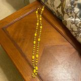 J. Crew Jewelry | J. Crew Yellow Necklace And Bangle Bracelet | Color: Gold/Yellow | Size: 36”