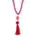 Kate Spade Jewelry | Kate Spade The Swing Of Things Tassel Necklace | Color: Orange/Pink | Size: Os