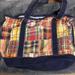 J. Crew Bags | Jcrew Madras Tote | Color: Blue | Size: 14” Tall 19 1/2” Wide And 8” Deep