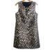 J. Crew Dresses | J Crew Animal Print Shift Dress With Back Zipper. Completely Lined Nwot Sz6 | Color: Black/Brown | Size: 6