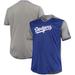 Men's Royal/Light Blue Los Angeles Dodgers Solid V-Neck T-Shirt