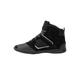 Gorilla Wear Bodybuilding Schuhe Troy High Tops - Schwarz/Grau - Sport Freizeit Alltag Training Workout Schnürsenkel mit Logo Bequem Extra Starker Halt für Herren, 45