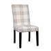 Gracie Oaks Gossner Upholstered Parsons Dining Chair Set of 2 Upholstered in White | 39 H x 25.25 W x 19 D in | Wayfair