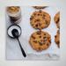 Latitude Run® Baked Cookies - 1 Piece Square Graphic Art Print On Wrapped Canvas Metal in Black/Brown | 32 H x 32 W x 2 D in | Wayfair