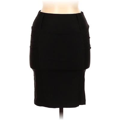Body Central Casual Skirt: Black Print Bottoms - Women's Size Medium