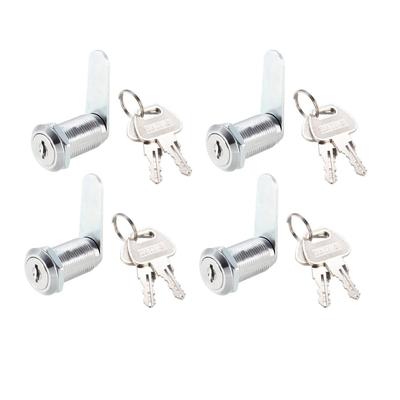 Cam Locks 30mm Cylinder Length Fits Max 7/8-inch Thick Panel Keyed Alike 4Pcs - 30mm Keyed Alike,4 Pack