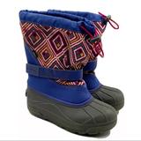 Columbia Shoes | Columbia Powderbug Plus Boots Youth Girls Size 4 Purple Pink Winter Snow Pull On | Color: Pink/Purple | Size: 4g