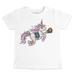 Infant Tiny Turnip White Seattle Mariners Unicorn T-Shirt