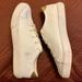 Polo By Ralph Lauren Shoes | Girls Polo Ralph Lauren White/Gold Leather Lace-Up Sneakers, Euc, 3 | Color: White | Size: 3